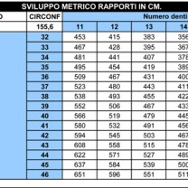 Sviluppo metrico 20 x 1-75