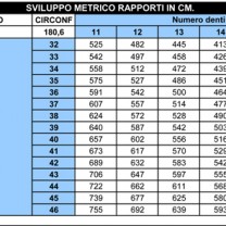 Sviluppo metrico 24 x 1 1-8